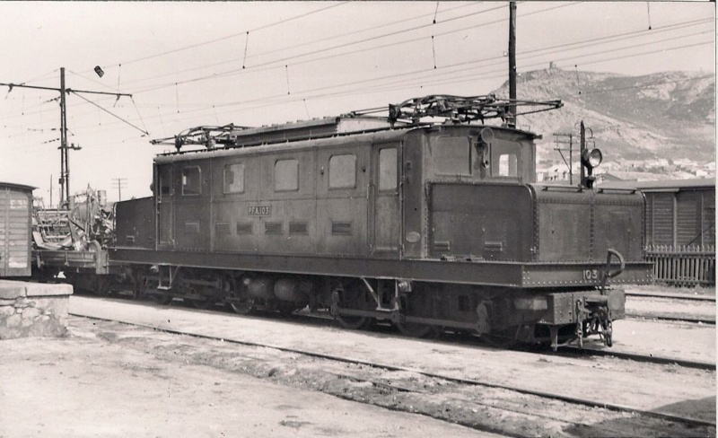 Imaginar és gratis: Locomotora elèctrica del FC Peñarroya a Fuente del Arco a escala IIm 311