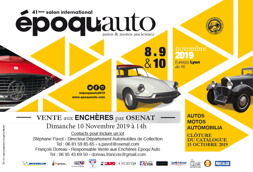Salon Epoqu'auto  Lyon 8 / 9 / 10 novembre 2019 Salon_10