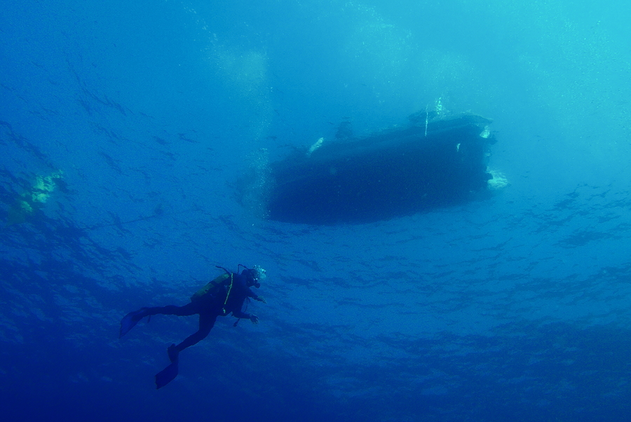 La tête sous l'eau au Cap de Creus P1100410