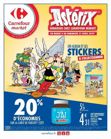 Carrefour et Carrefour Market - Album stickers