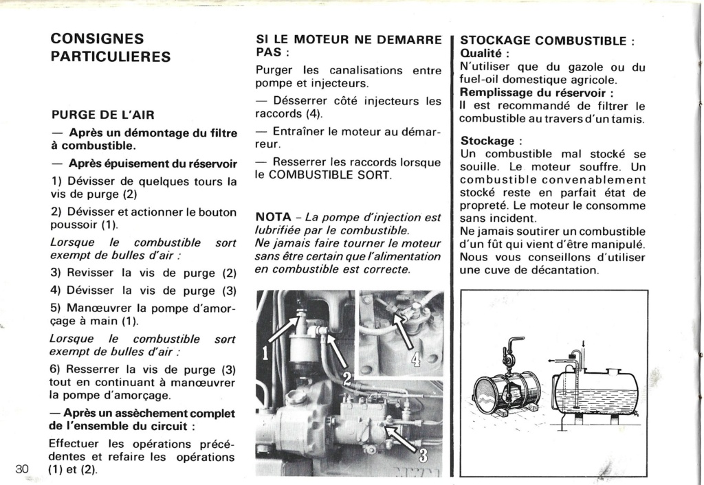 Moteur 551 qui cale puis ne démarre plus. Renaul24