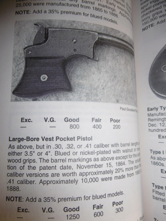 Le pistolet Remington Vest Pocket P1000810