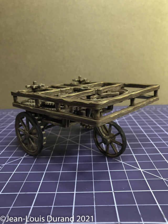 TERMINE === Chariot automobile de Léonard de Vinci - Académy - 1/15 environ Automo16