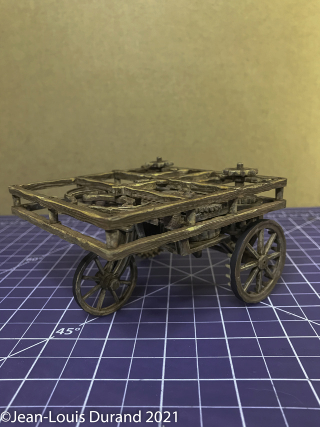 TERMINE === Chariot automobile de Léonard de Vinci - Académy - 1/15 environ Automo17