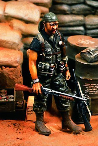 Soldats U.S Vietnam. 1/35 Verlinden Bravo 6 Fini Verlin15