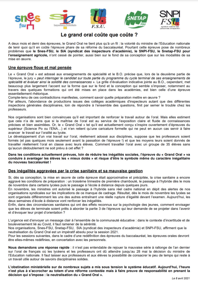 Grand oral  Page 34