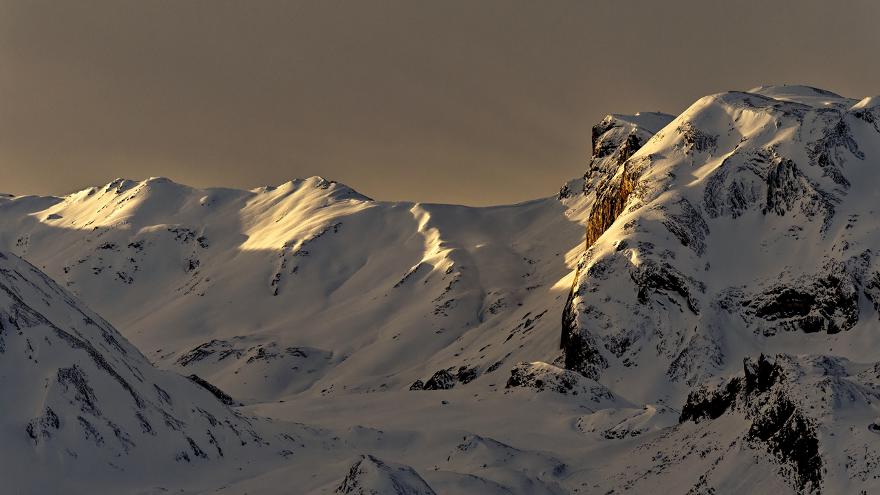 Ambiance couchant au cirque d'Anéou Pana8213