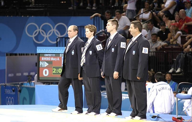 Olympic Referee / Mohamed Riad in Athens 2004 Olympic Games 0719