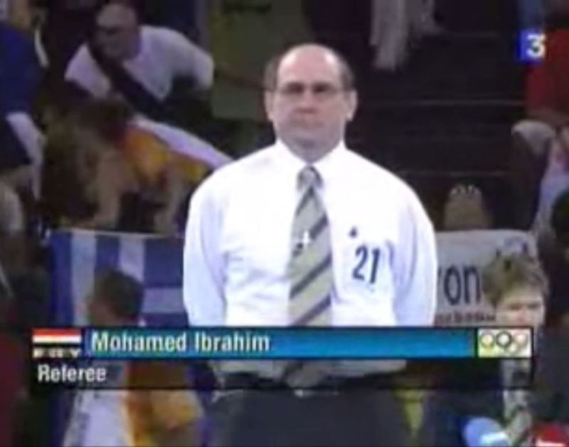 Dr. Mohamed Riad Ibrahim in Athens 2004 Olympic Games 113