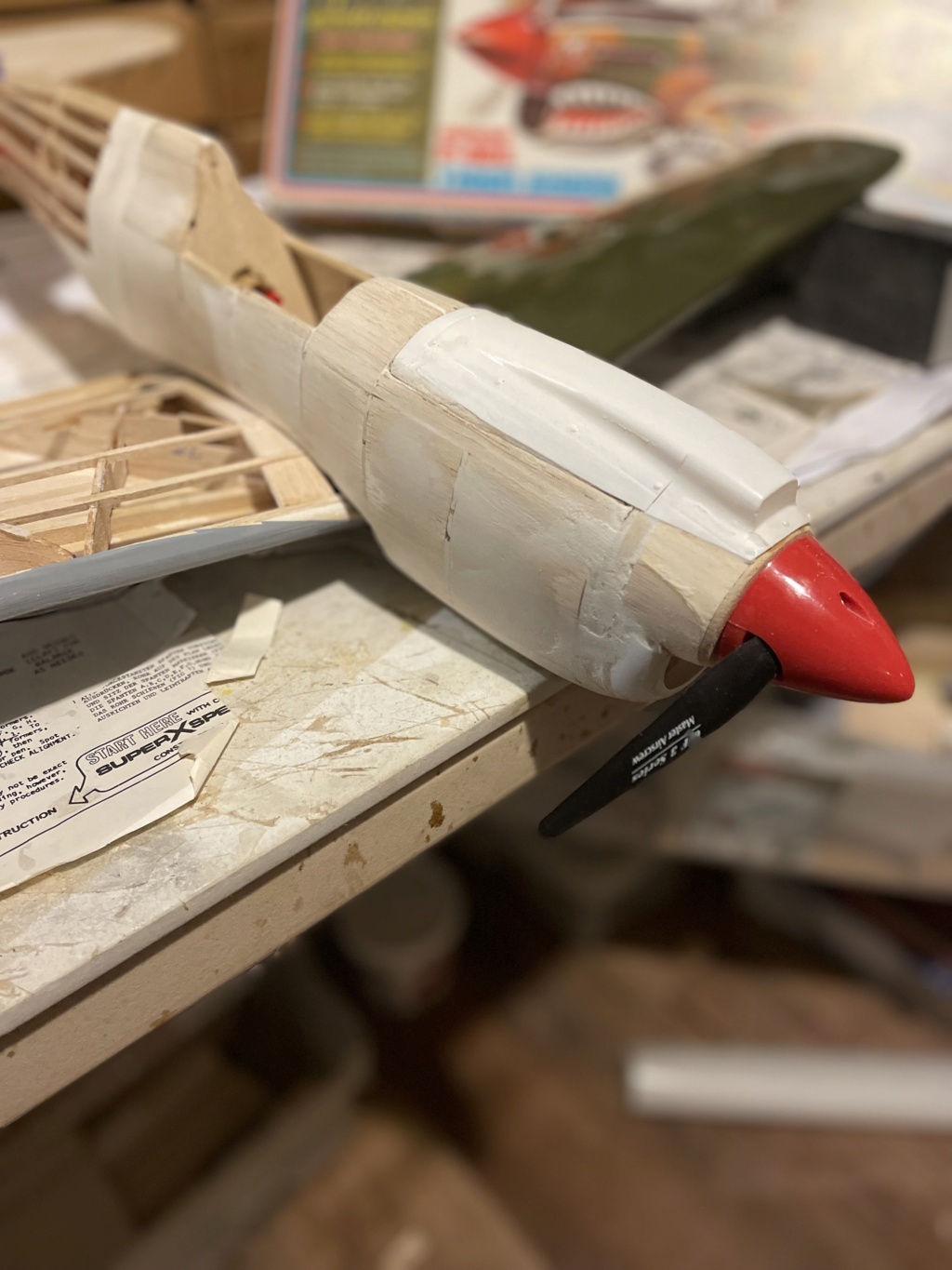 Building a 50 year old Comet P-40 Kit - Page 2 02412