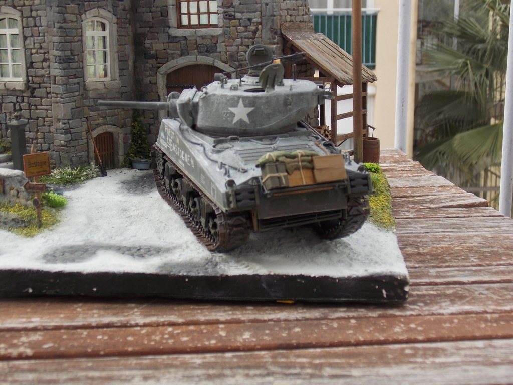 "FIRST IN BASTOGNE " Jumbo M4A3E2 MENG ,Jeep MENG et decor RT DIORAMA   1/35 - Page 10 Dscn3237