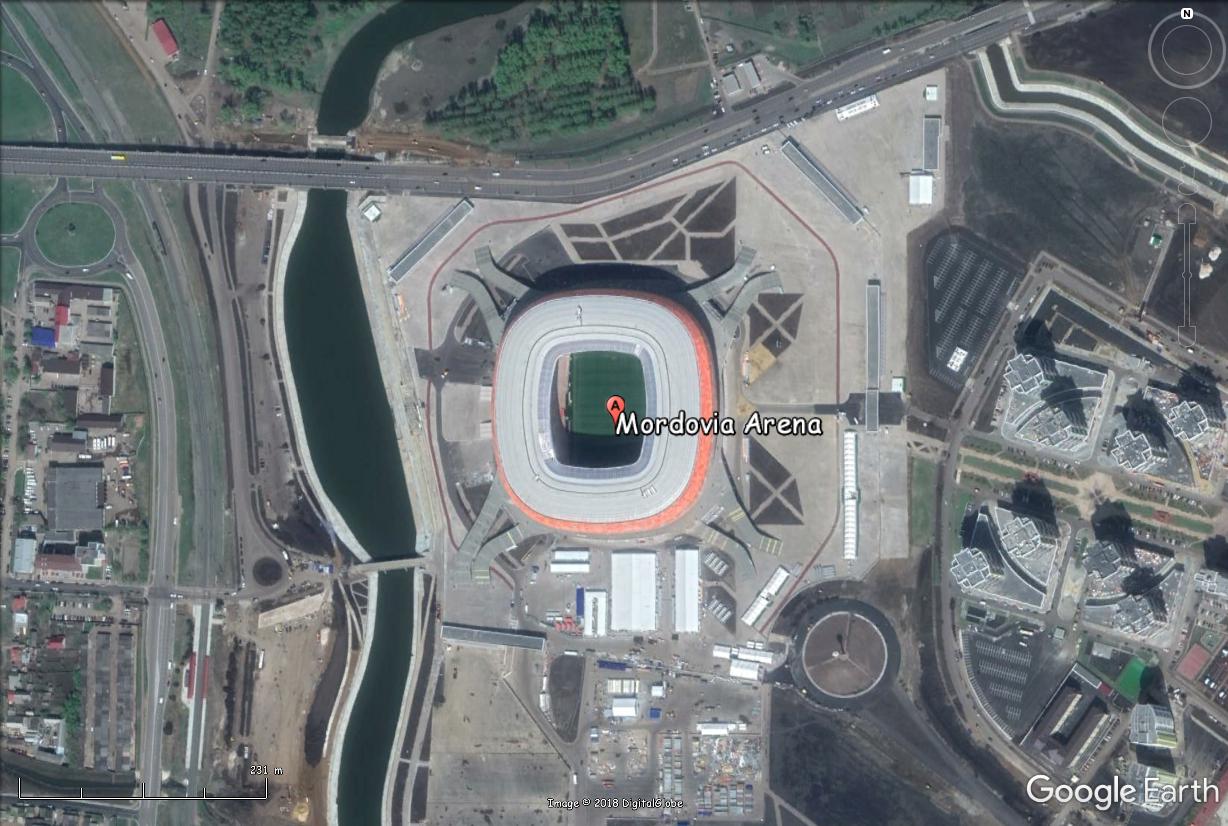 Les stades de football (coupe du monde 2018) Arena10