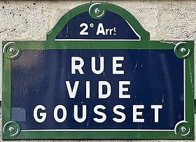 Origines et histoires insolites des noms de rues de Paris. Vide10