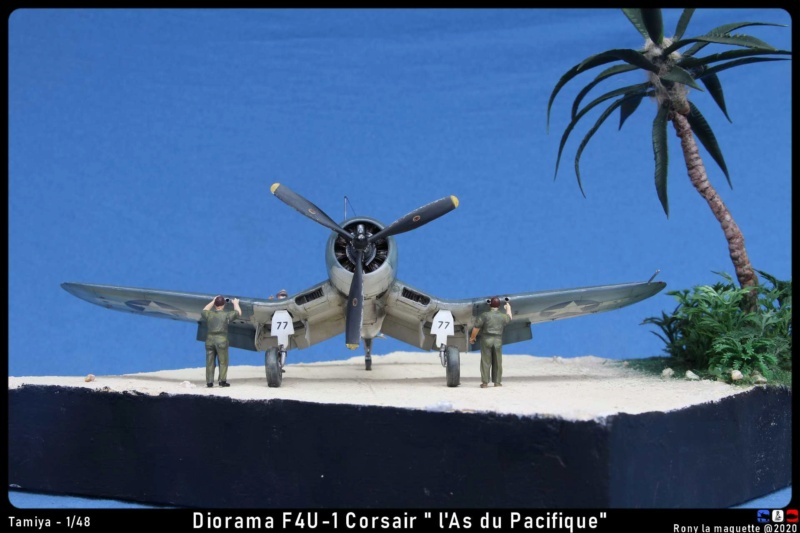 [Tamiya] 1/48 - Diorama F4U-1 Corsair "l'As du Pacifique" Diora172