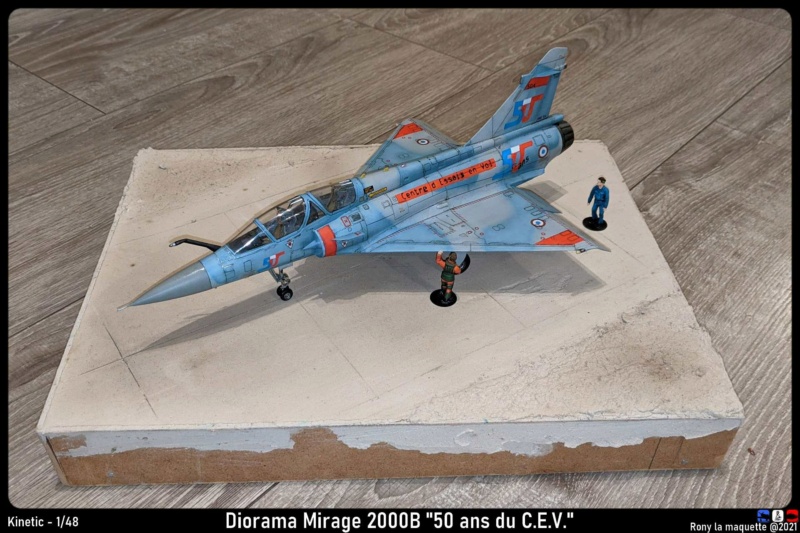 Mirage 2000B 50ans du CEV de Kinetic 1/48. Diora185