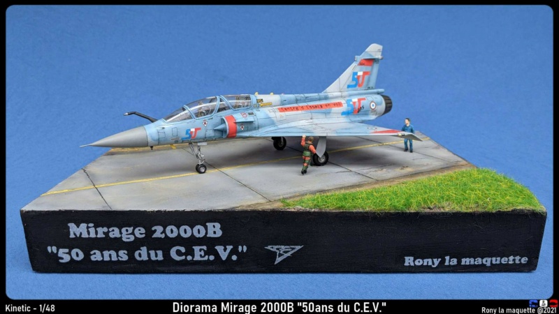 Mirage 2000B 50ans du CEV de Kinetic 1/48. Diora195