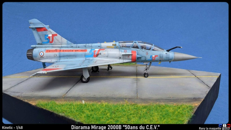 Mirage 2000B 50ans du CEV de Kinetic 1/48. Diora197