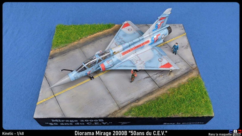 Mirage 2000B 50ans du CEV de Kinetic 1/48. Diora198