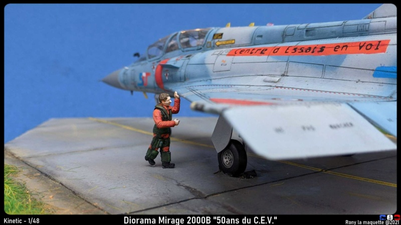 Mirage 2000B 50ans du CEV de Kinetic 1/48. Diora200