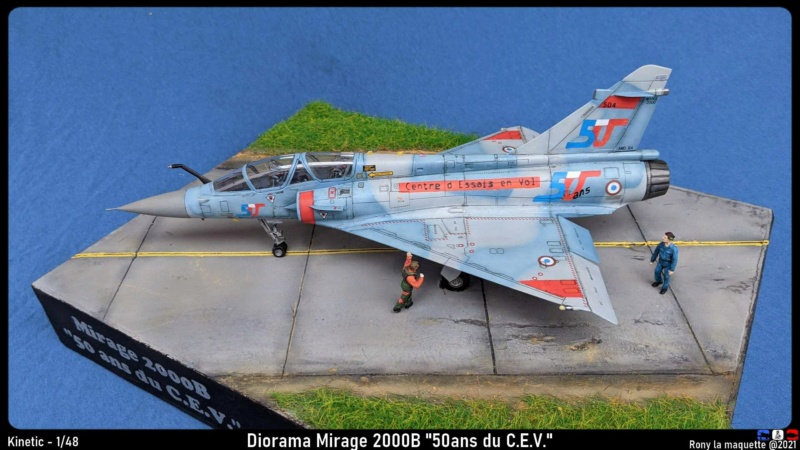 Mirage 2000B 50ans du CEV de Kinetic 1/48. Diora203