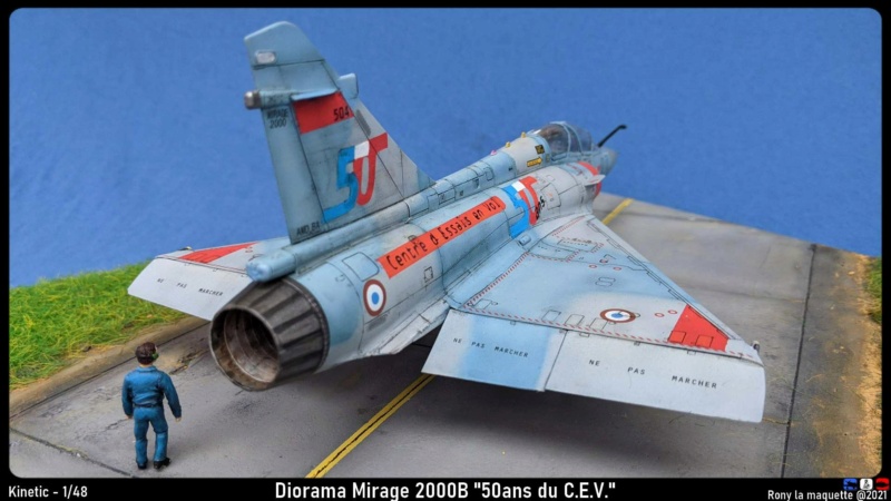 Mirage 2000B 50ans du CEV de Kinetic 1/48. Diora204