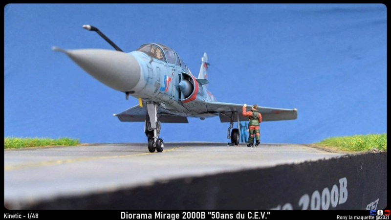 Mirage 2000B 50ans du CEV de Kinetic 1/48. Diora206