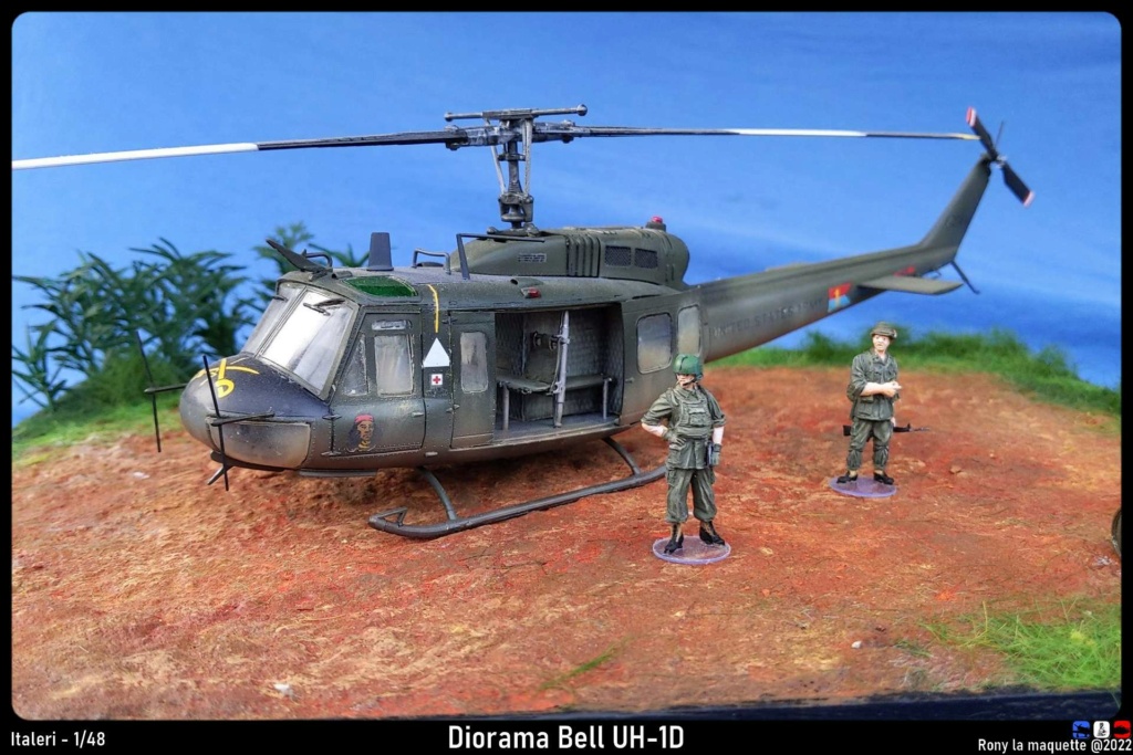 Bell UH-1D, Italeri, 1/48. Diora370