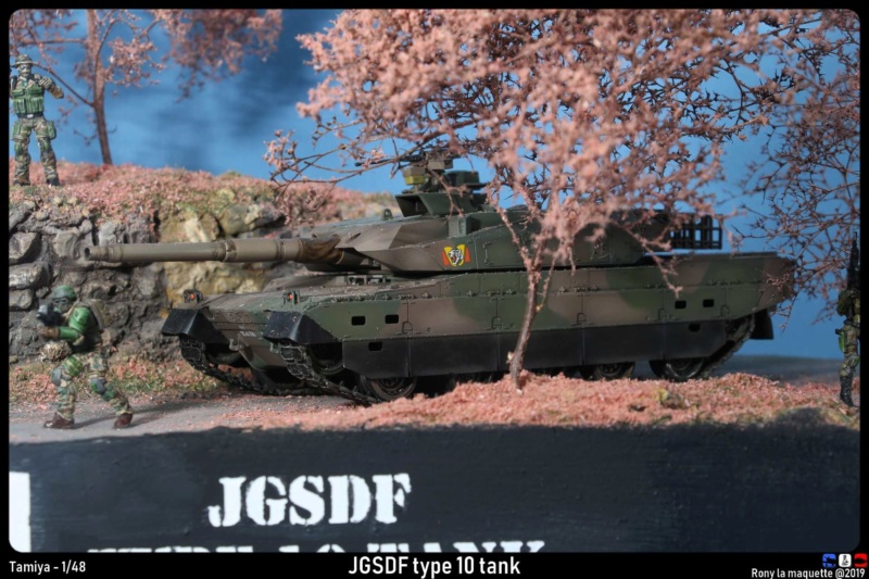 JGSDF Type 10 Tank de Tamiya au 1/48. Dioram34