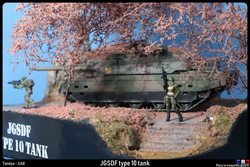 JGSDF Type 10 Tank de Tamiya au 1/48. Dioram37