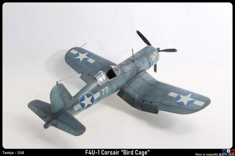 F4U-1 Corsair "bird cage" de Tamiya au 1/48. Maque118