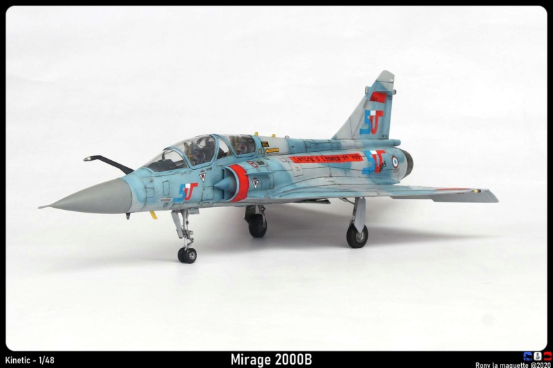 Mirage 2000B 50ans du CEV de Kinetic 1/48. Maque158