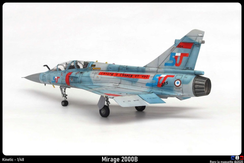 Mirage 2000B 50ans du CEV de Kinetic 1/48. Maque159