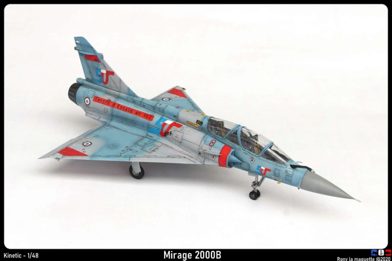 Mirage 2000B 50ans du CEV de Kinetic 1/48. Maque161