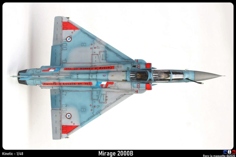 Mirage 2000B 50ans du CEV de Kinetic 1/48. Maque162