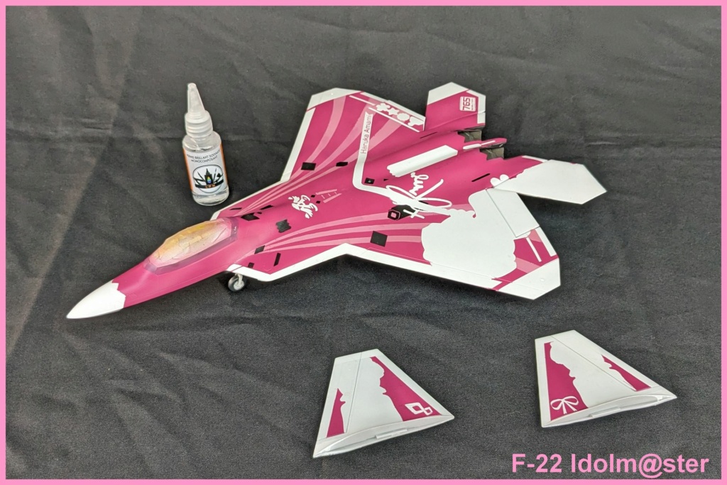 [Italeri] 1/48 - Lockheed-Martin F-22 Raptor "The Idolm@ster"  Maque399