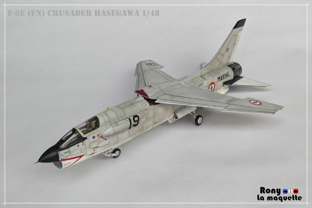 [Hasegawa] 1/48 - Vought F-8E (FN) Crusader  Maque495