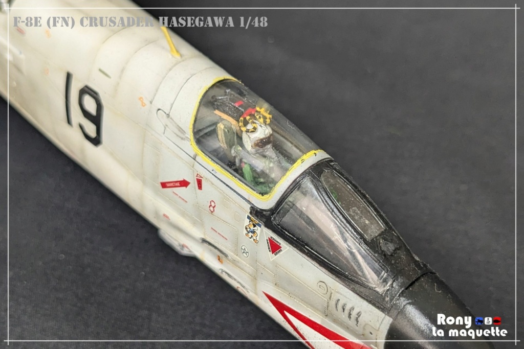 [Hasegawa] 1/48 - Vought F-8E (FN) Crusader  Maque506