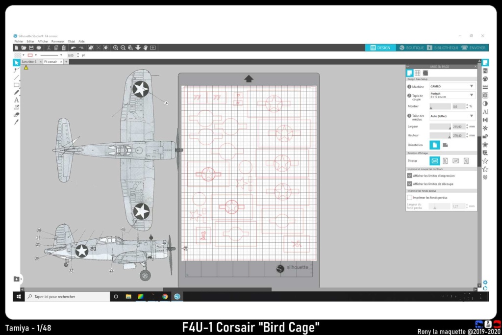 F4U-1 Corsair "bird cage" de Tamiya au 1/48. - Page 3 Monta225