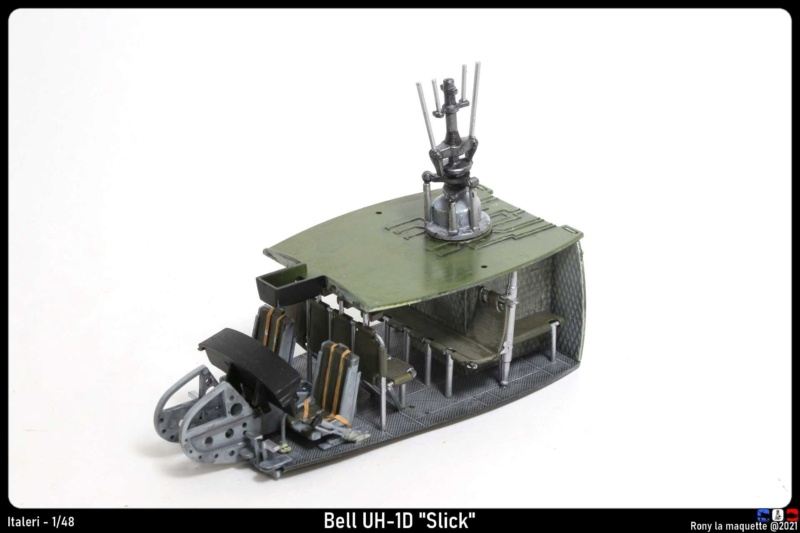 Bell UH-1D, Italeri, 1/48. Monta664