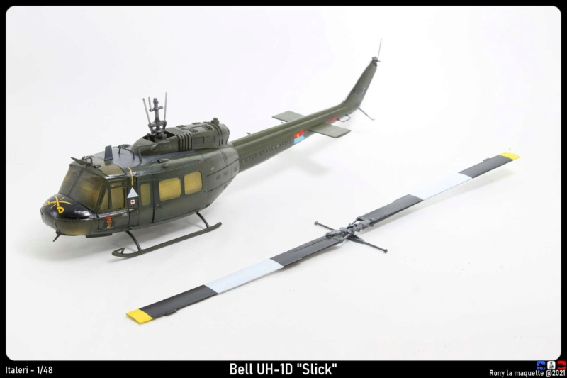Bell UH-1D, Italeri, 1/48. Monta670