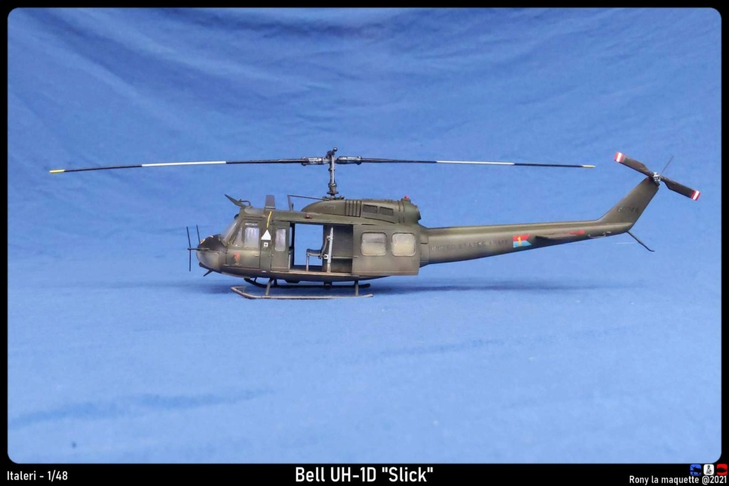 Bell UH-1D, Italeri, 1/48. Monta748