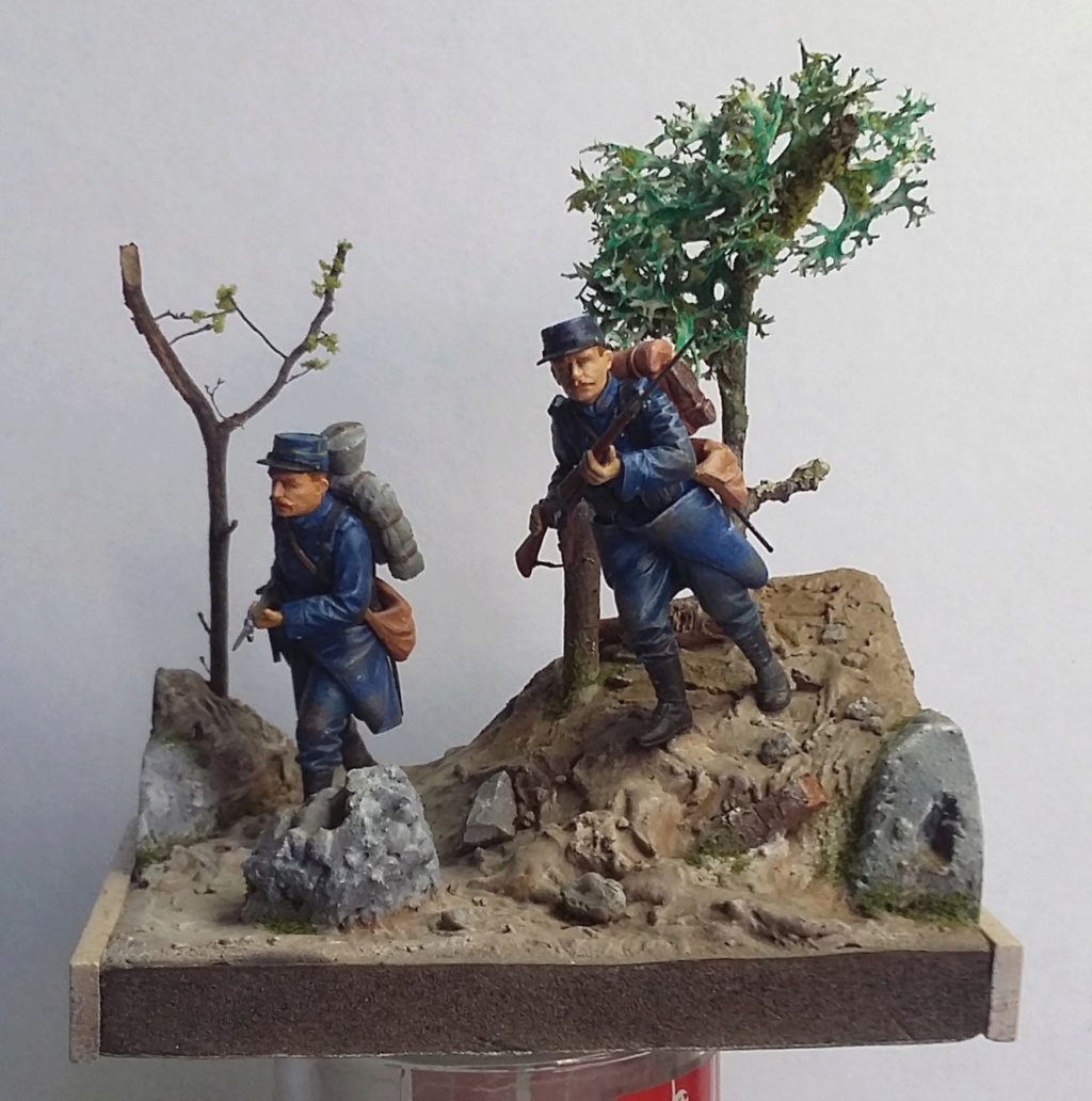 1/35 - Chasseur à pied et infanterie coloniale-Bataille des frontières 1914 - ICM Dio_2012