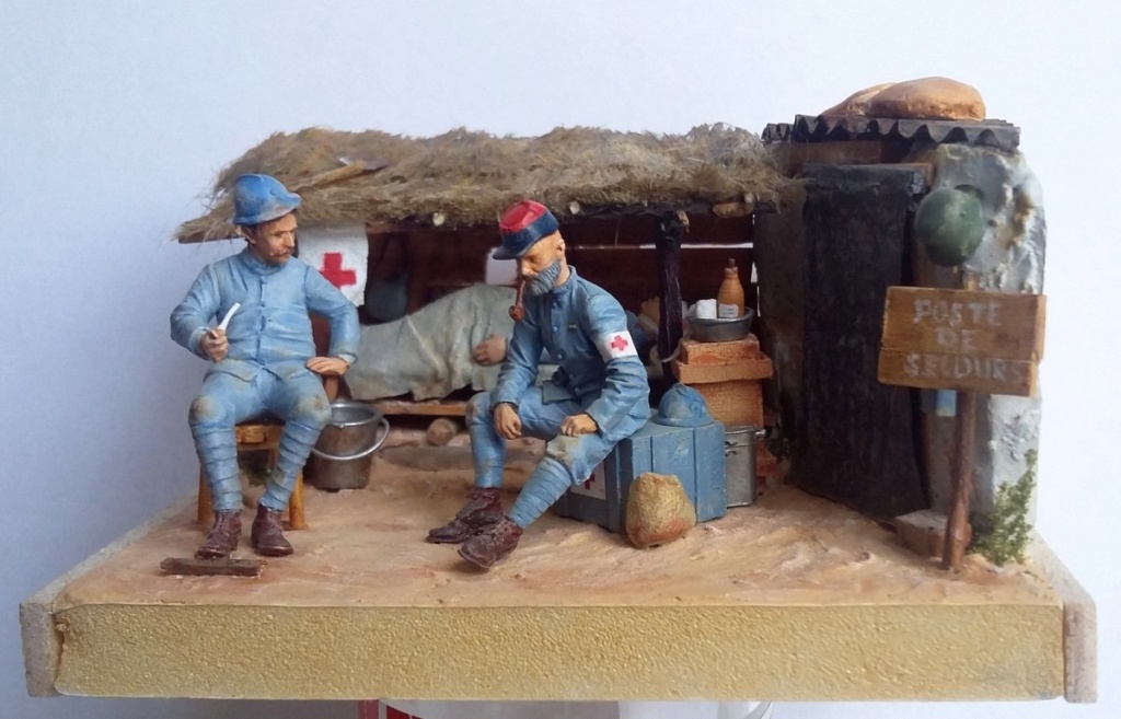 1/35 - Poste de secour français-Craonnelle 1917 - U models & scratch Dio_3611