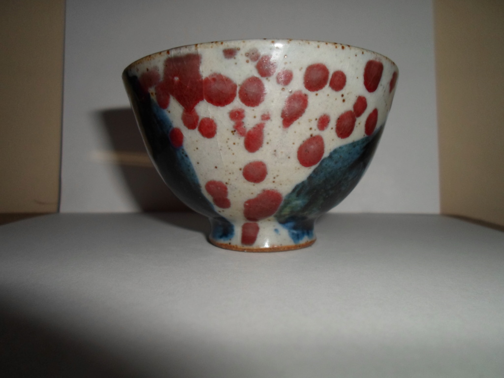 Small Glazed Tea Bowl With Mark That Looks Like EG 00319
