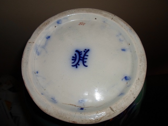 Please Help Identify Large Vase With Strange Symbol Mark Under Base 00412