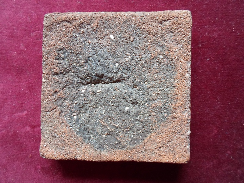Help Identify Old Clay Tile With Embossed Medeival Warrior On Horseback 00910