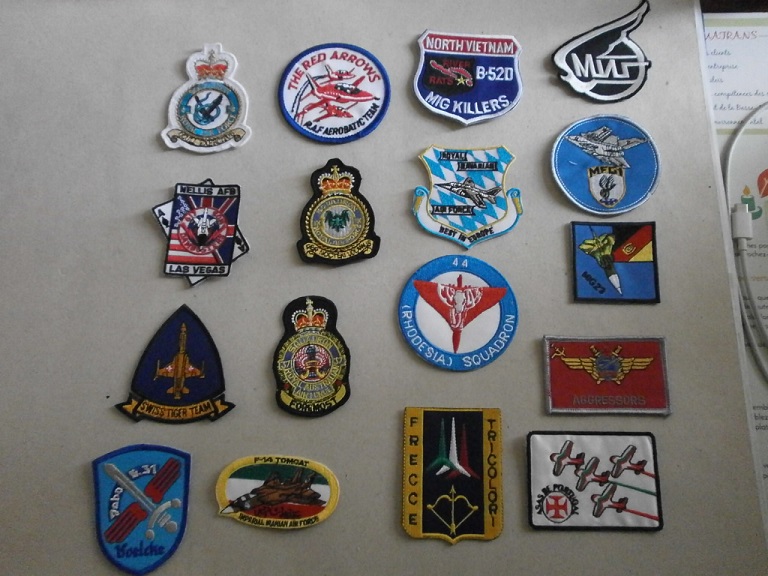 Gros lot patch insigne armée de l air divers nationalité 0-ecus13