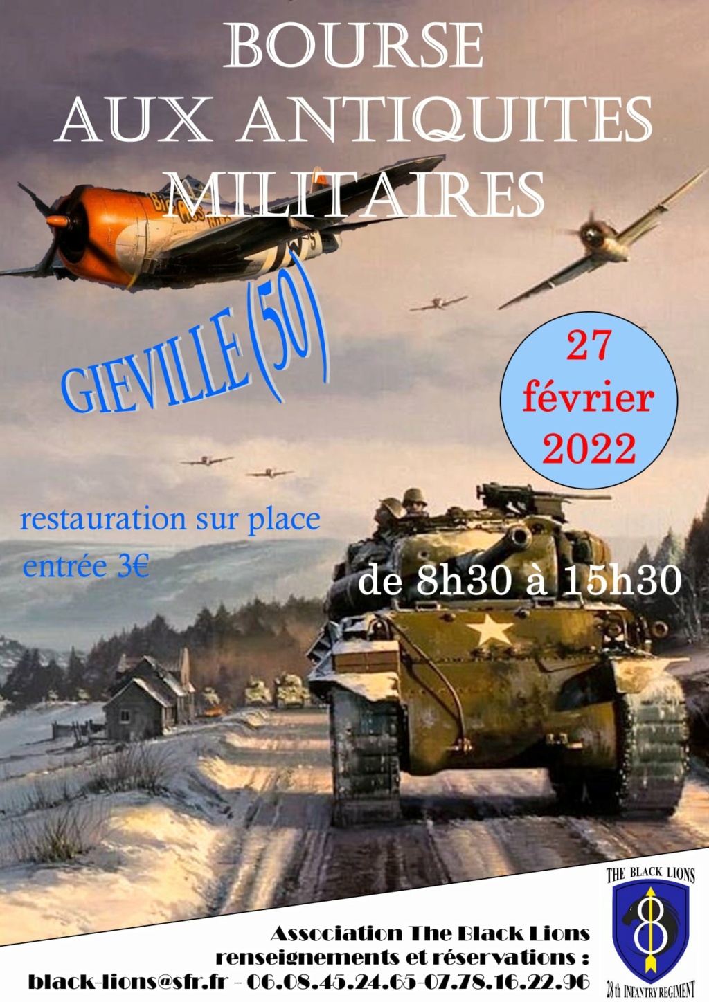 antiquités militaires le 27 février 2022 à Giéville(50).ANNULEE 27181210