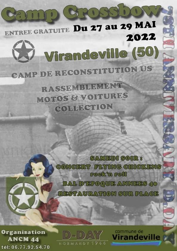  Camp reconstitution U.S Crossbow virandeville 50 le 27au 29 mai 2022 27203810