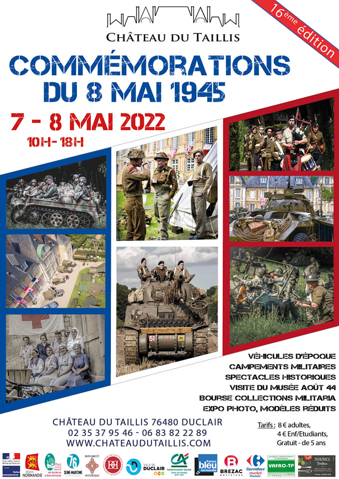 commémoration 8 mai 45 Château du taillis 76 le 7/8 mai 2022 27231810